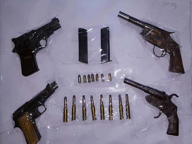 fake pistols, cartridges seized : accused arrested | देशी बनावटीची पिस्तुले, कट्टे, काडतूस हस्तगत : आरोपी जेरबंद