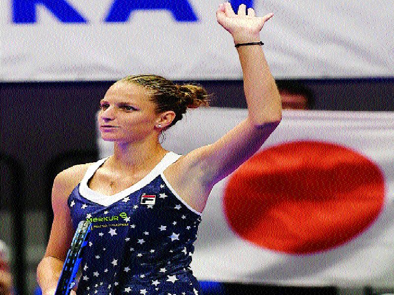 Plasikova pushed US champion Osasala | प्लिस्कोवाचा यूएस चॅम्पियन ओसाकाला धक्का