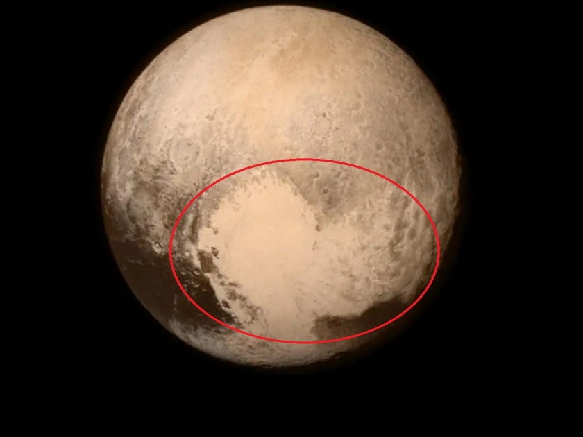Who made the 'heart' on Pluto's surface? Nine years later, scientists got the answer | प्लुटोच्या पृष्ठभागावर 'दिल' कोणी काढले? नऊ वर्षांनंतर शास्त्रज्ञांना मिळाले उत्तर...