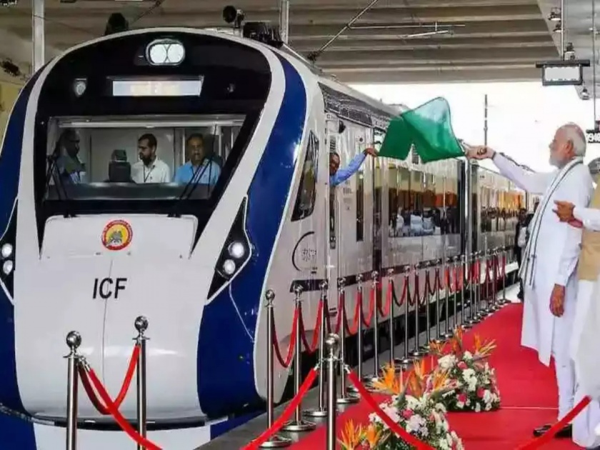 500 railway projects to be inaugurated by pm narendra modi and 10 vande bharat express to show green flag | ५०० रेल्वे प्रकल्पांचे मोदींच्या हस्ते लोकार्पण; १० वंदे भारत ट्रेनला दाखविणार हिरवा झेंडा