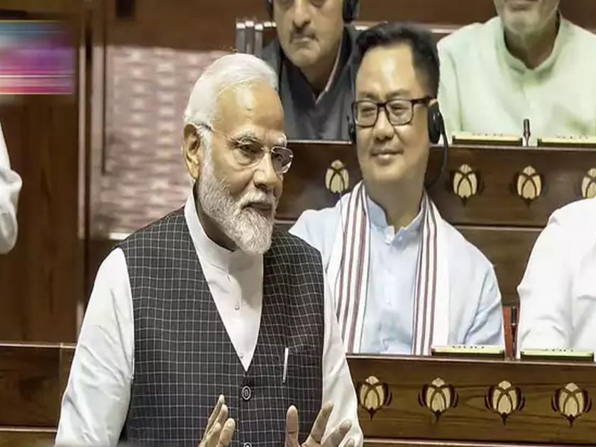 Prime Minister Modi gave important information about the situation in Manipur in the Rajya Sabha and also told the Congress   | मणिपूरमधील परिस्थितीबाबत पंतप्रधान मोदींनी राज्यसभेत दिली महत्त्वाची माहिती, काँग्रेसलाही सुनावले