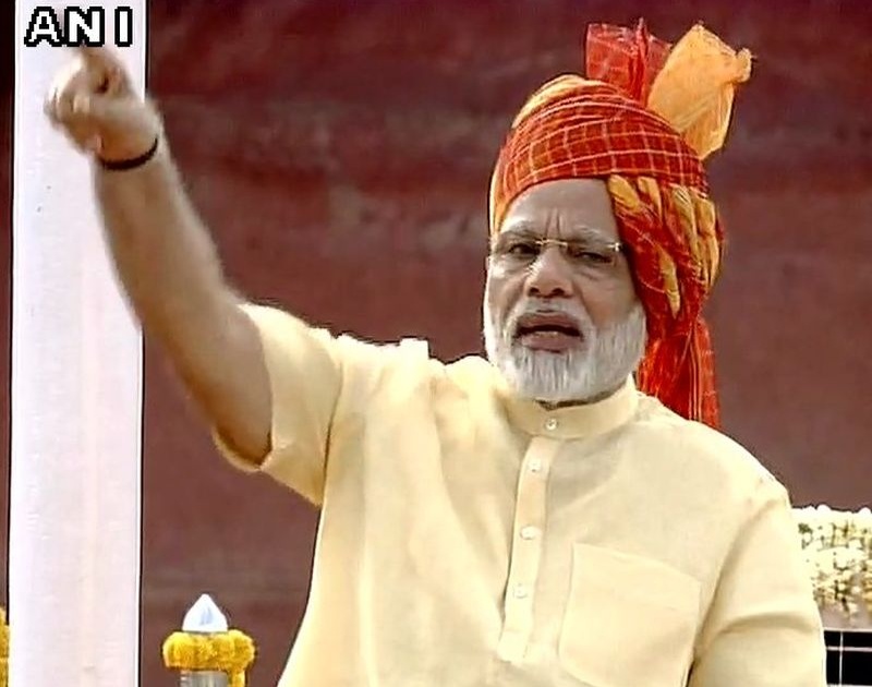 Independence Day 2017: 10 issues of Prime Minister Narendra Modi's speech | Independence Day 2017 : पंतप्रधान नरेंद्र मोदी यांच्या भाषणातील 10 मुद्दे