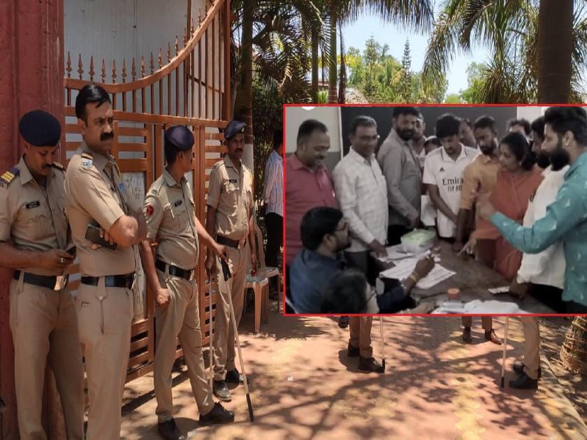 As soon as the polling process was completed in Kolhapur the police who were on patrol became relaxed | LokSabha2024: कोल्हापुरात किरकोळ वाद, तणाव वगळता शांततेत मतदान; पोलिसांनी सोडला नि:श्वास