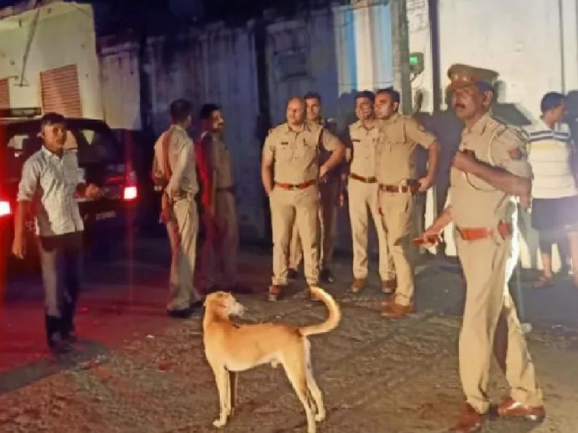 Up Crime News, dog left on police inspector, uniform torn in bulandshahr | UP crime : गाव गुंडांनी मर्यादा ओलांडल्या; पोलिस इनस्पेक्टरच्या अंगावर कुत्रा सोडला अन् वर्दीही फाडली