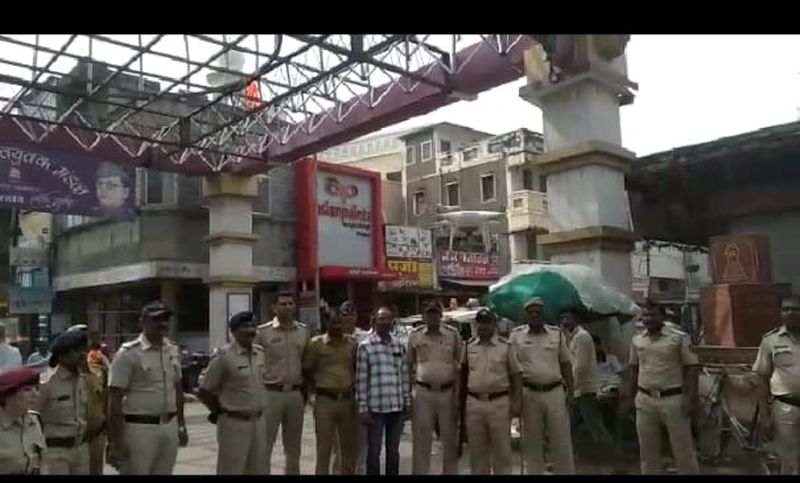 Ayodhya Verdict: Police deployed in Khamgaon city! | Ayodhya Verdict : खामगाव शहरात कडेकोट पोलिस बंदोबस्त!