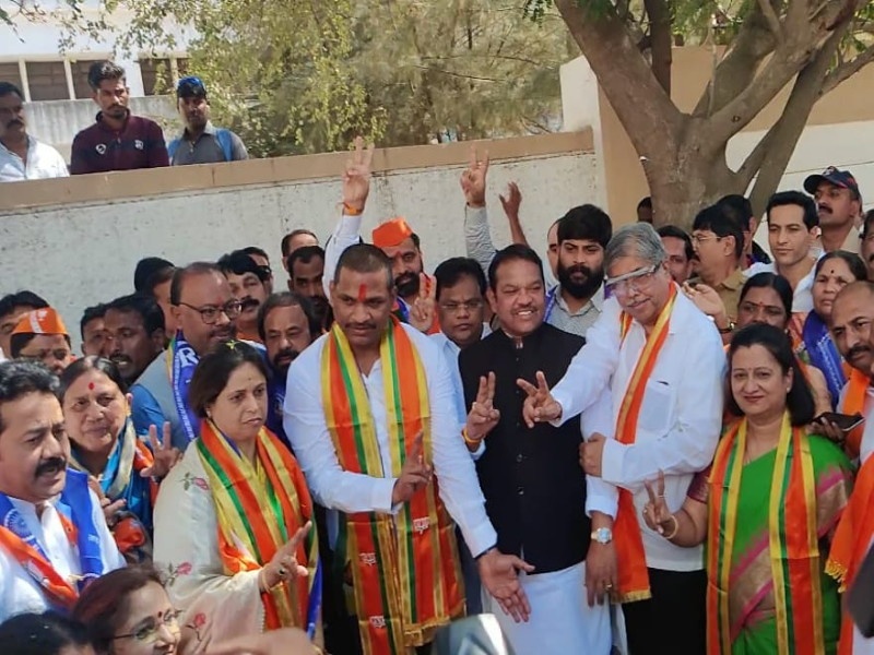 BJP candidate Ashwini Jagtap filed application for Chinchwad Assembly | चिंचवड विधानसभेसाठी भाजपच्या उमेदवार अश्विनी जगताप यांनी भरला अर्ज