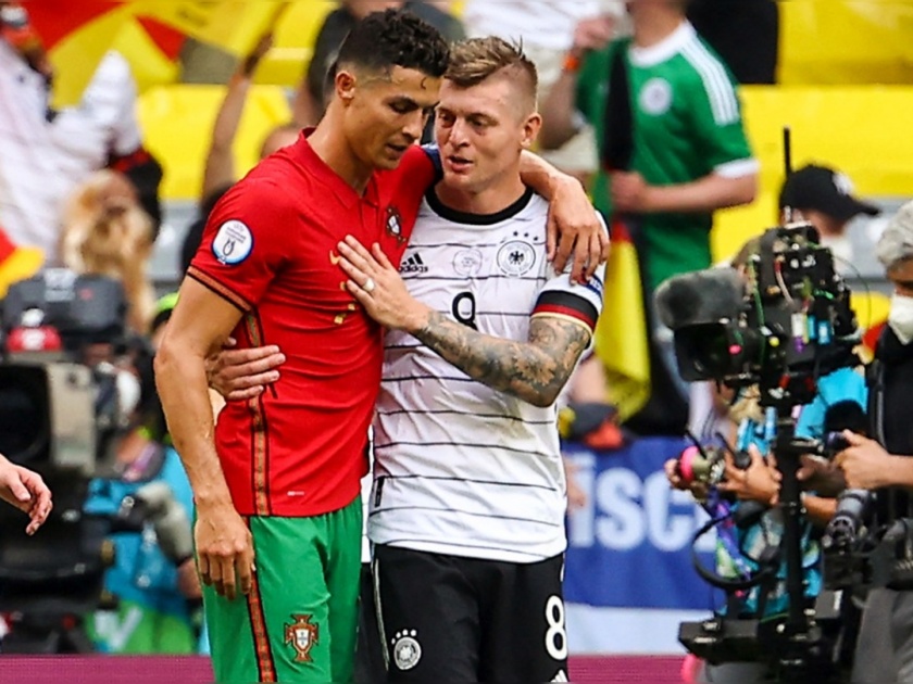 Germany stun Cristiano Ronaldo-led Portugal to revive title hopes at UEFA Euro 2020 | EURO 2020 : जर्मनीविरुद्धच्या सामन्यात सहकाऱ्यांनीच दिला ख्रिस्तियानो रोनाल्डोला दगा; पोर्तुगालचा पराभव