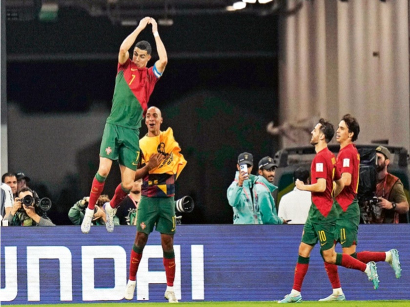 FIFA World Cup 2022: Portugal's big win, Ghana's tough fight, Ronaldo's record goal | FIFA World Cup 2022: पोर्तुगालचा कसाबसा विजय, घानाने दिली कडवी टक्कर, रोनाल्डोचा विक्रमी गोल
