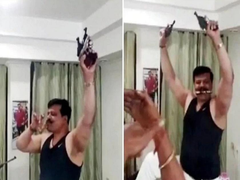 Watch: Uttarakhand BJP MLA does Tamanche Pe Disco, stirs row | 4-4 बंदुका घेऊन भाजपा आमदाराचा 'डिस्को डान्स', व्हिडीओ व्हायरल