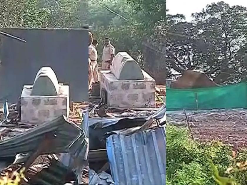 Two more graves were found at the base of Pratapgad, Information is being taken from history experts | प्रतापगडाच्या पायथ्याला आणखी दोन कबरी सापडल्या, इतिहास तज्ज्ञांकडून घेतली जातेय माहिती