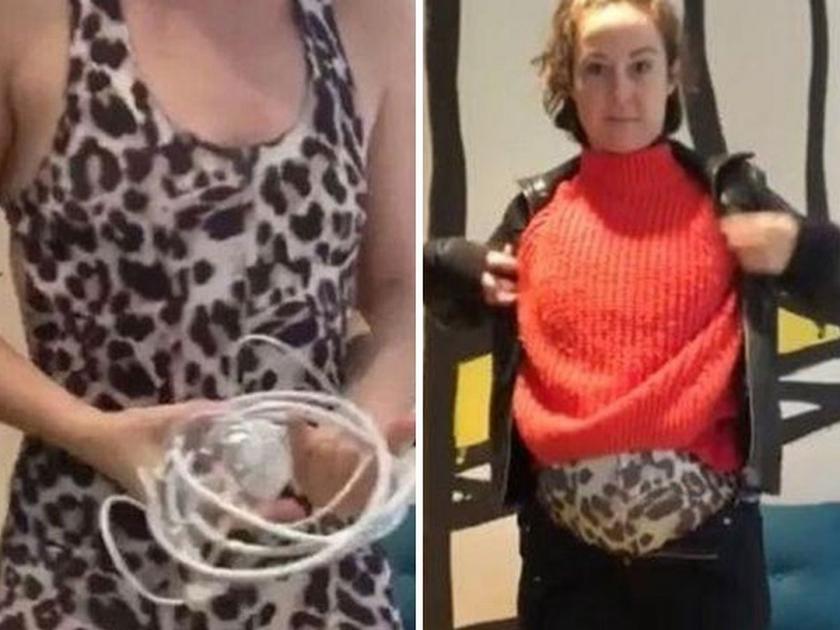 Woman stuffs laptop and 4kg clothes to fake pregnancy and avoid baggage fee at airport | ...म्हणून तिने एअरपोर्टवर प्रेग्नन्ट असल्याचं केलं नाटक, पण एका चुकीमुळे झाला भांडाफोड!
