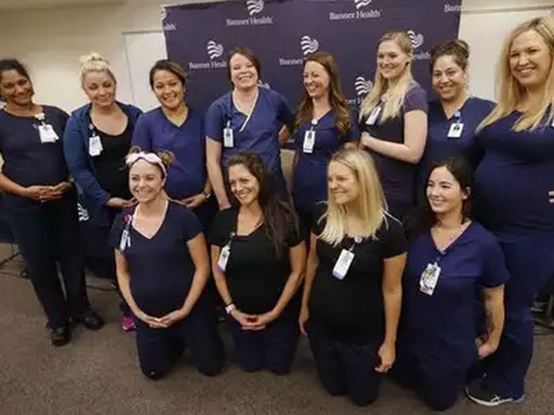 16 nurses pregnant at the same time! | ऐकावे ते नवलच...! या रुग्णालयात एकाचवेळी 16 नर्स प्रेग्नंट!