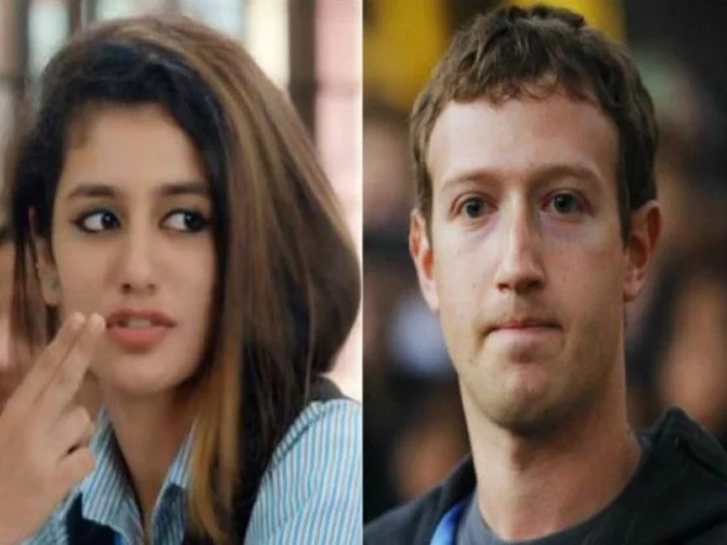 Priya Prakash Varrier has more followers than Mark Zuckerberg on Instagram | विक्रम ! प्रिया वारियरने फेसबुकचा मालक झुकरबर्गलाही टाकलं मागे, केला नवा कारनामा