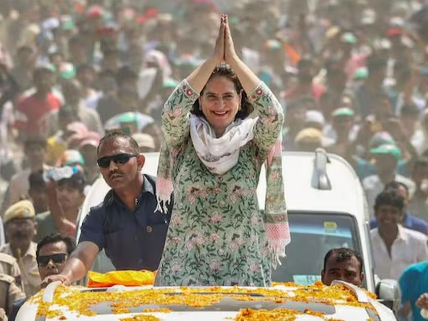 Priyanka Gandhi finally entered the field! Wherever she go... | प्रियांका गांधी अखेर मैदानात उतरल्या! जिथे जिथे जातात...