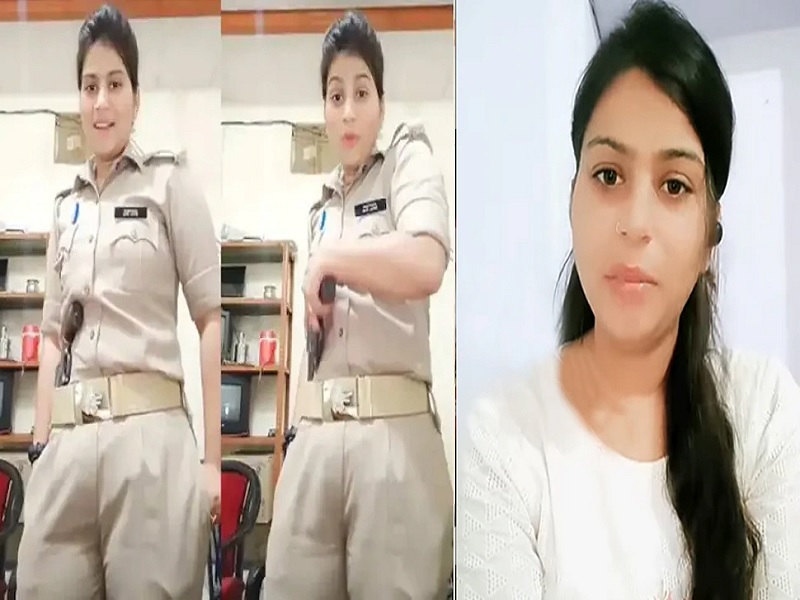 up woman police constable priyanka mishra resignation accepted instagram reels revolver video | 'रिव्हॉल्व्हर' फिरवत इन्स्टाग्राम रील करणं पडलं महागात, महिला कॉन्स्टेबलचा राजीनामा मंजूर