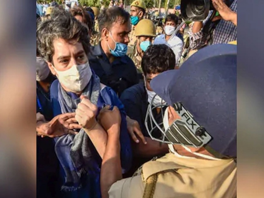 Hathras Gangrape Noida Police Apologises For Priyanka Gandhis Manhandling Orders Probe | Hathras Gangrape: नोएडा पोलिसांनी मागितली प्रियांका गांधी यांची माफी
