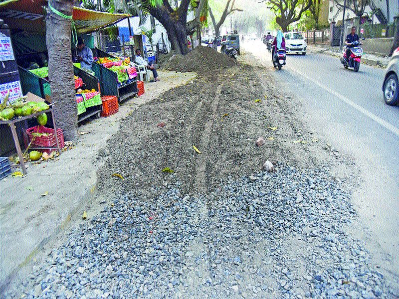 There is no control over the Prabhat road in Pune, the contractors have no control over them | पुण्यातील प्रभात रस्त्याची लागली ‘वाट’, ठेकेदारांवर नियंत्रणच नाही