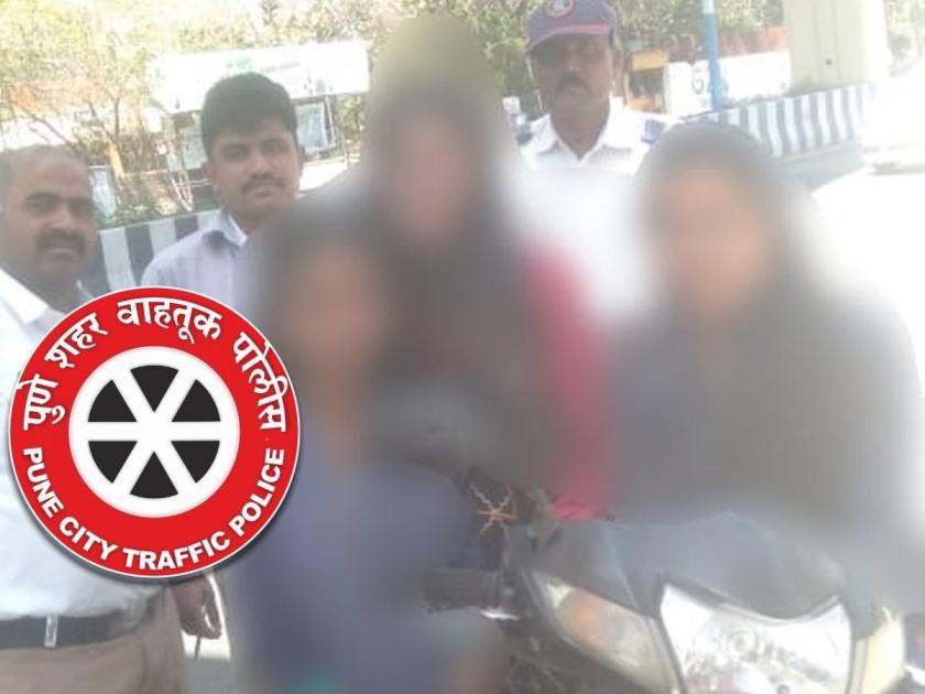 girl's life was saved by the intervention of the police rto chauk pune crime news | Pune | आत्महत्या करण्यासाठी चढली पुलावर; पोलिसांमुळे वाचले मुलीचे प्राण, RTO चौकातील घटना