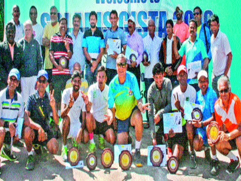 Senior National Tennis Tournament: Kirtane, Dr. Dual crowns for deficit, spring and Shah | वरिष्ठ राष्ट्रीय टेनिस स्पर्धा : किर्तने, डॉ. घाटे, वसंत, शहा यांना दुहेरी मुकुट