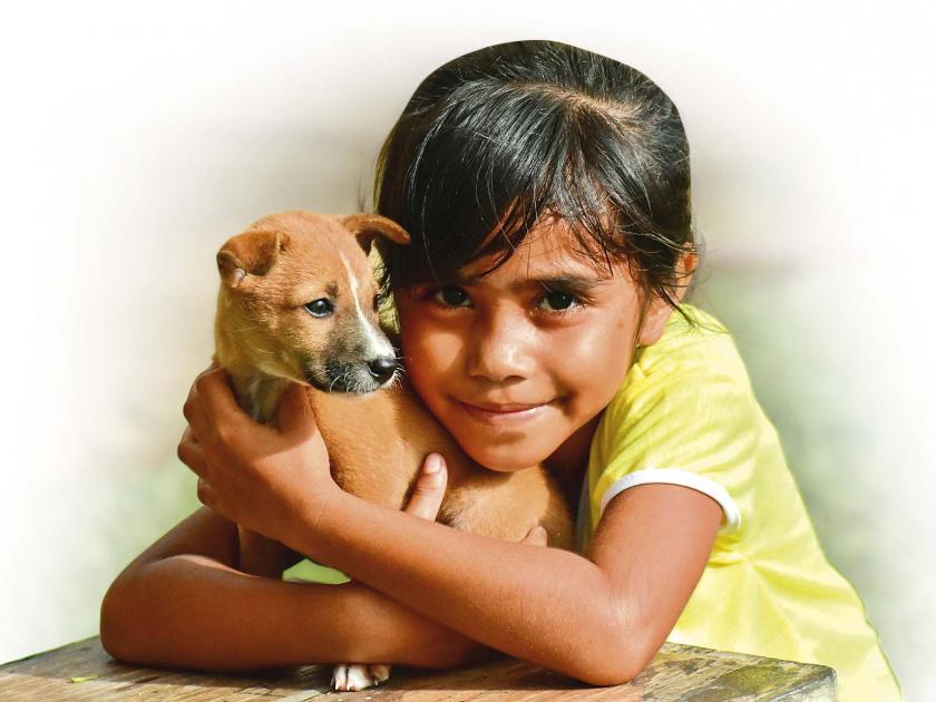 compassion for animals by children | पिल्लू!