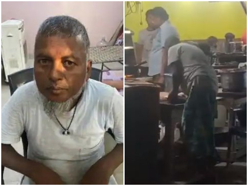 Ghaziabad Muslim hotel cook arrested for spitting on tandoori rotis video goes viral | धक्कादायक! थुंकी लावून तंदूर रोटी भाजतानाचा व्हिडिओ व्हायरल; हॉटेलच्या कूकला अटक, पाहा- VIDEO