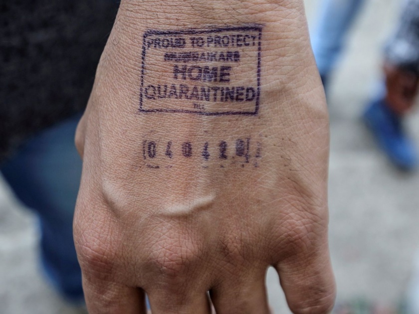 Home quarantine stamp again on the hands of coroners: Municipal Commissioner's order | कोरोनाबाधितांच्या हातावर पुन्हा होम क्वारंटाईनचा शिक्का : मनपा आयुक्तांचे आदेश
