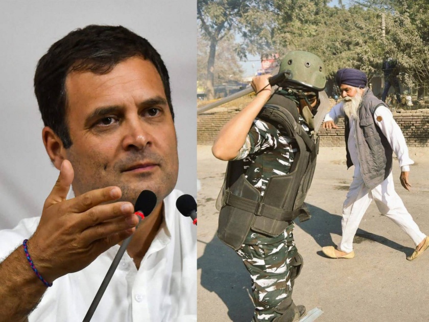 congress leader rahul gandhi attacks modi by tweeting farmers protest photo | मोदींनी जवान आणि किसान यांना एकमेकांविरोधात उभं केलं; राहुल गांधींचा हल्लाबोल
