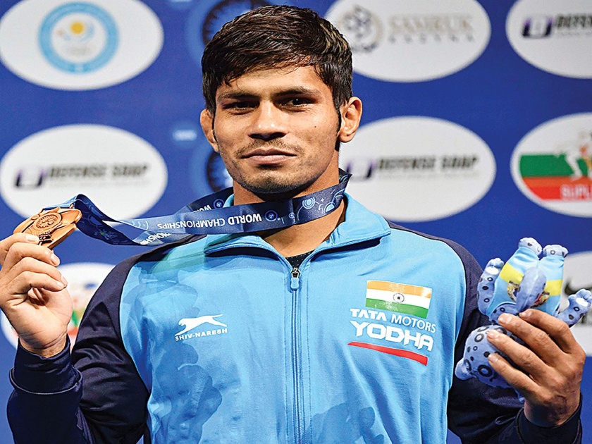 Rahul proud of winning medal for India | भारतासाठी पदक जिंकल्याचा अभिमान - राहुल