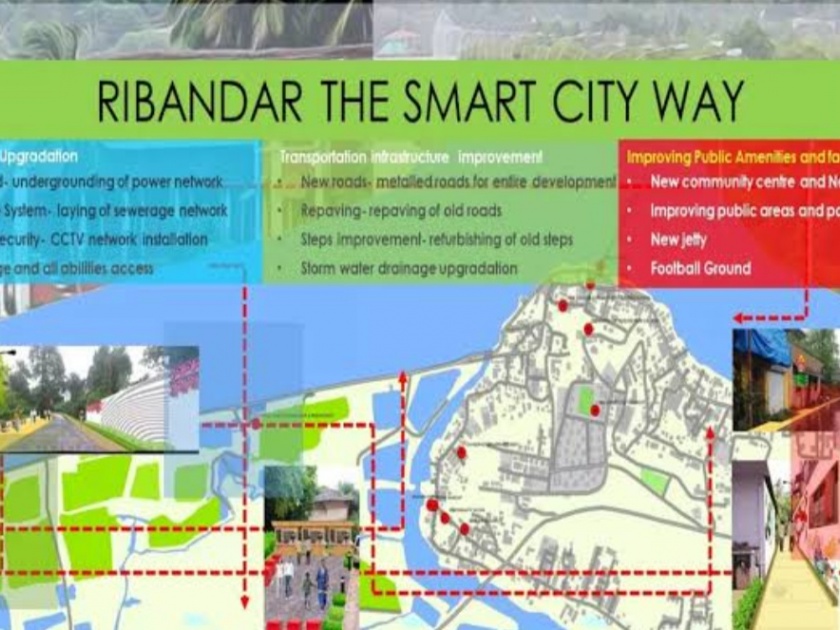 after panaji now ribandar is suffering from the work of smart city | पणजीनंतर आता रायबंदरवासिय स्मार्ट सिटीच्या कामाने त्रस्त