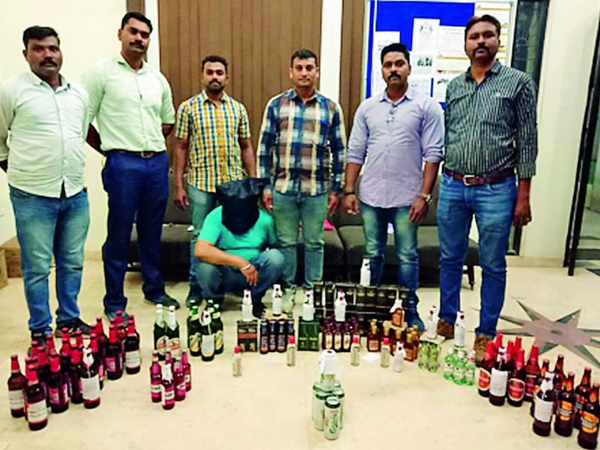 Illegal liquor sale on the Dhaba in Nagpur at Jaripatka | नागपूरच्या जरीपटक्यातील ढाब्यावर अवैध दारू विक्री