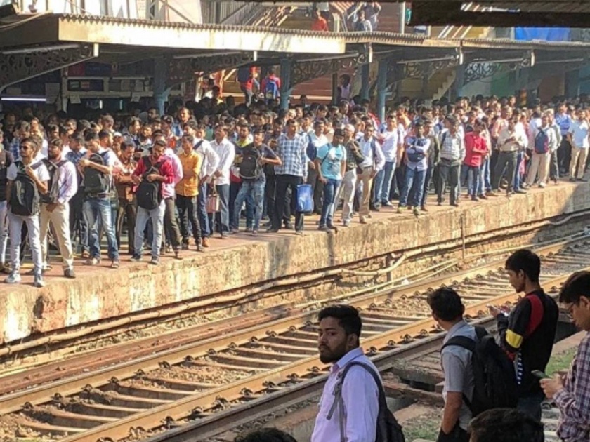 Railway stopped for ten hours due to broken overhead wire; Incident between Dahanu-Wangaon | ओव्हरहेड वायर तुटल्याने रेल्वे दहा तास ठप्प; डहाणू-वाणगावदरम्यानची घटना