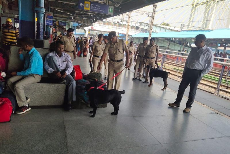 Ayodhya Verdict : Heavy police bandobast at Nagpur railway station | Ayodhya Verdict : नागपूर रेल्वेस्थानकावर पोलिसांचा कडेकोट बंदोबस्त 