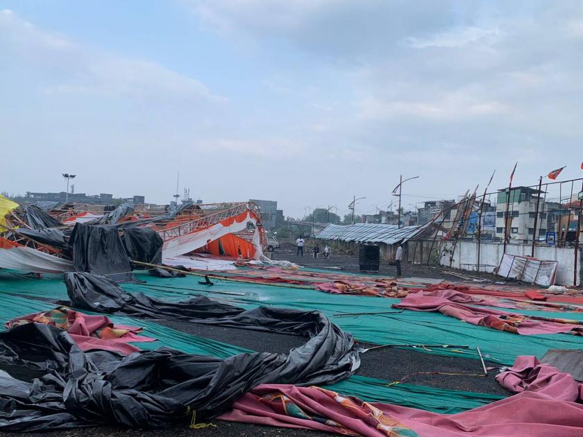 12 houses collapsed, 450 hectares affected; | १२ घरांची पडझड, ४५० हेक्टर बाधित; वादळासह अवकाळी,अमरावती तालुक्यात सर्वाधिक नुकसान