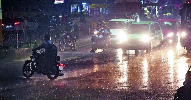 It rained in Nagpur, the cold increased | नागपुरात पाऊस आला, थंडी वाढली
