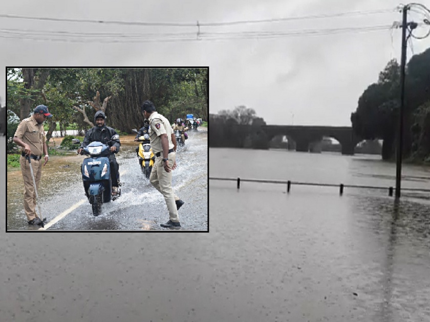 Rain intensity reduced in Kolhapur district, The water level of Panchganga river is near danger level | Rain Update Kolhapur: पावसाचा जोर ओसरला मात्र, पंचगंगा धोका पातळीकडेच; 500 कुटुंबे स्थलांतरित