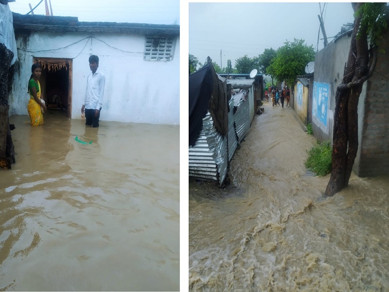 Heavy rains in four talukas for the second day in a row in Nanded district | नांदेड जिल्ह्यात सलग दुसऱ्या दिवशी चार तालुक्यात अतिवृष्टी
