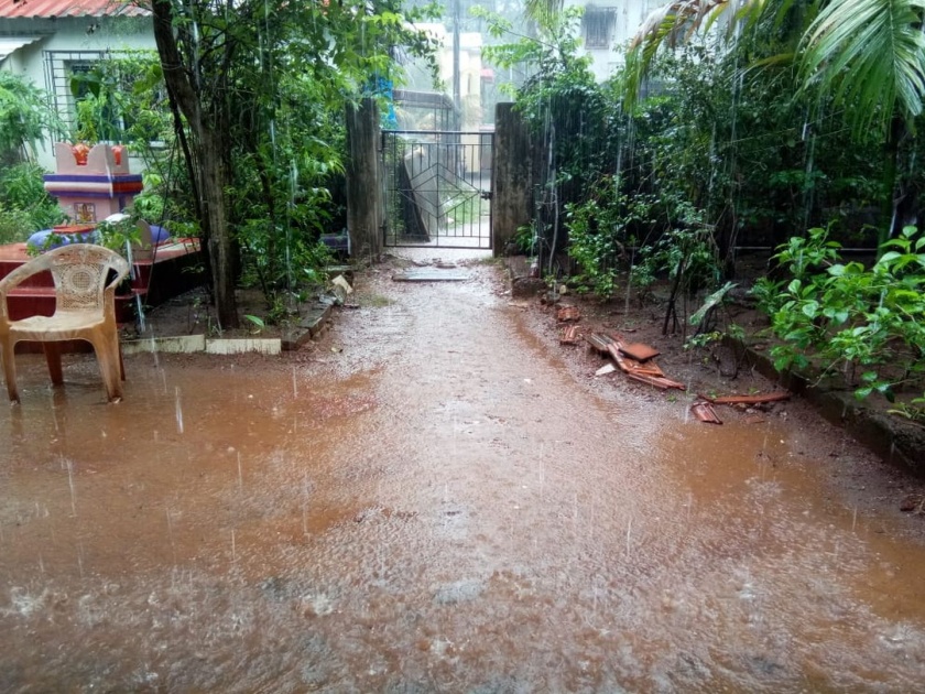 Monsoon enters Sindhudurg; Malvan, Vengurla heavy rain | आनंदवार्ता! सिंधुदुर्गात मान्सून दाखल; मालवण, वेंगुर्ल्यात मुसळधार