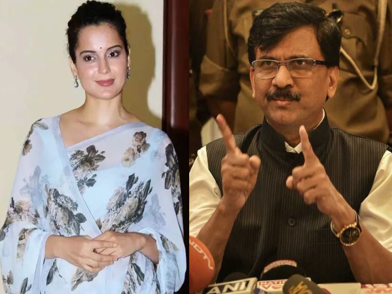 Shiv Sena leader Sanjay Raut has criticized actress Kangana Ranaut | "काय चाललंय; इतर राज्याची सुरक्षा हवी असेल तर आपलं चंबू गबाळ आवरुन आपल्या राज्यात जावं"