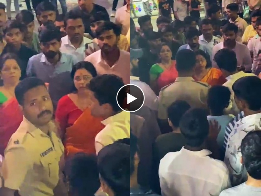 Medha Kulkarni stops DJing on Ram Navami; Incidents in Kothrud area | राम नवमीला लैला-मजनूची गाणी; खासदार मेधा कुलकर्णी थेट रस्त्यावर उतरल्या, डीजे बंद करायला लावला