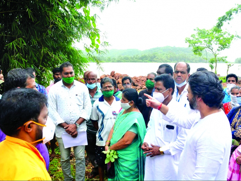 Start work on the dam on Masurkar Juwa Island, Nilesh Rane aggressive | मसुरकर जुवा बेटावरील बंधाऱ्याचे काम सुरू करा, निलेश राणे आक्रमक