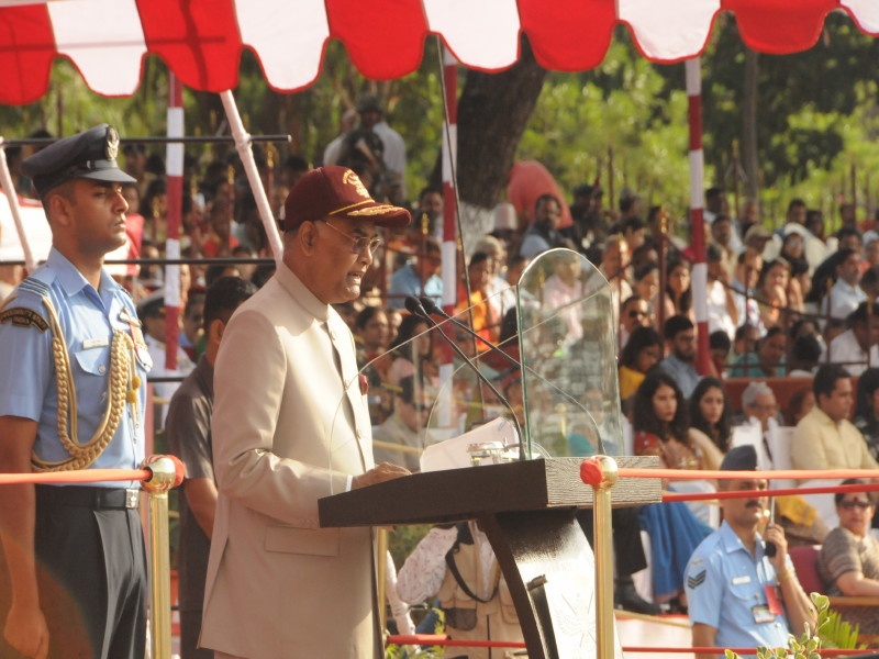 NDA students ideal for youth of the country: President Ramnath Kovind | एनडीएतील छात्र देशातील युवकांचे आदर्श : राष्ट्रपती रामनाथ कोविंद