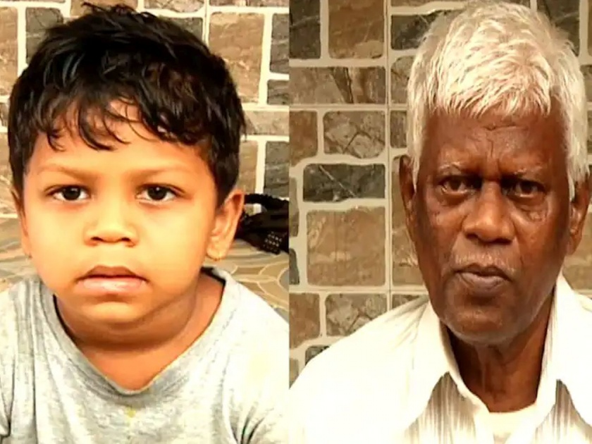 Tauktae Cyclone 70 year old grandfather saves his 5 year old grandson in karle village in ratnagiri | Tauktae Cyclone: घराचे पत्रे कोसळून नातवावर पडणार, तितक्यात...; देवदूत ठरलेल्या आजोबांनी सांगितला थरार 