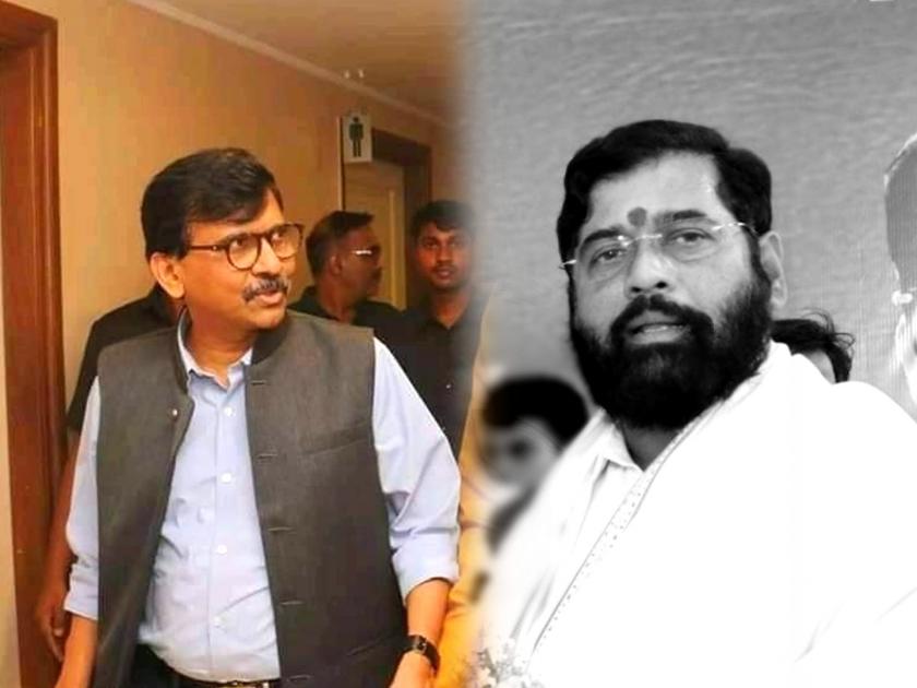 Eknath Shinde vs Sanjay Raut Shivsena Leaders fighting within party politics slam each other over power money game | Eknath Shinde | Sanjay Raut यांचा एकनाथ शिंदेंवर थेट आरोप; म्हणाले "अडीच वर्ष सत्तेचा मलिदा चाखणारेच..."