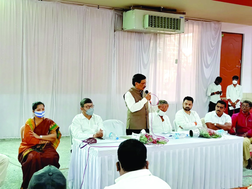Colorful training for the upcoming Zilla Parishad elections: Vinayak Raut | आगामी जिल्हा परिषद निवडणुकीची रंगीत तालीम : विनायक राऊत
