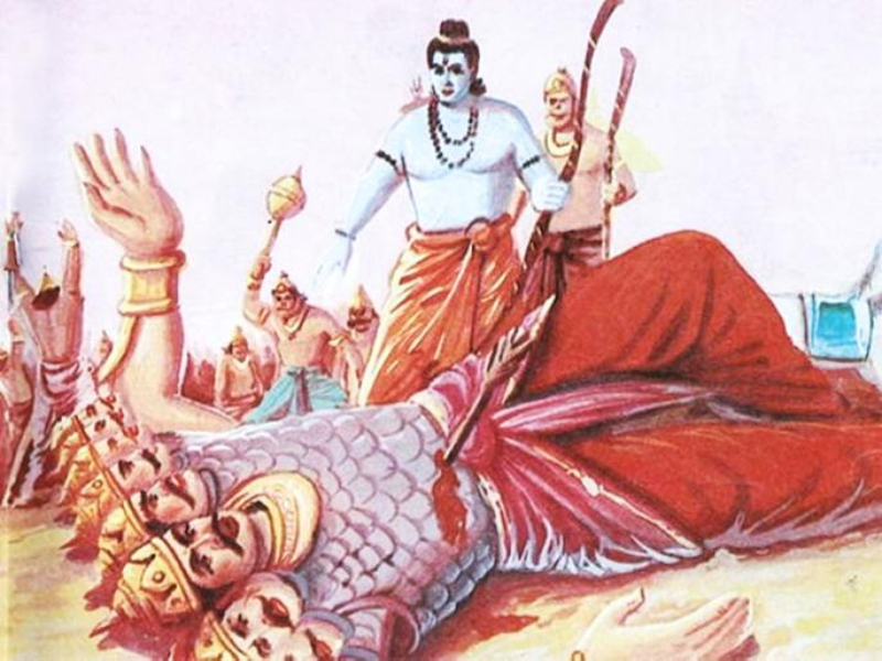 Ravana had given mantra to Lakshmana at the time of his death! | रावणाने त्याच्या मृत्यूसमयी लक्ष्मणाला दिला होता 'हा' कानमंत्र!