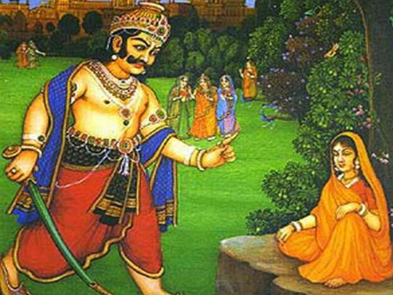 Ravana could not touch Sita only because of 'Ya' curse, because it is found in Uttarkand! | केवळ 'या' शापामुळे रावण सीतेला स्पर्श करू शकला नाही, उत्तरकांडमध्ये सापडते कारण!