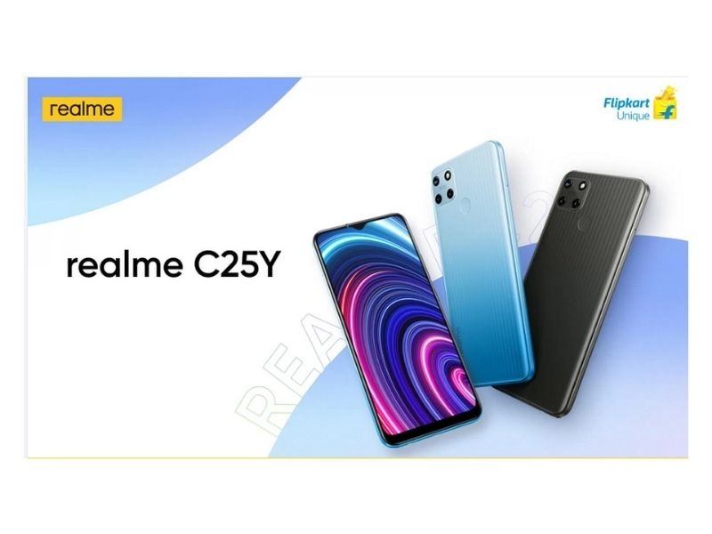Realme C25Y launched in india at price rs 10999 50MP AI Triple Camera 4GB RAM 5000mAh Battery specs sale offer  | फक्त 10,999 रुपयांमध्ये 50MP कॅमेरा आणि 5,000mAh बॅटरी असेलेला Realme C25Y भारतात लाँच 