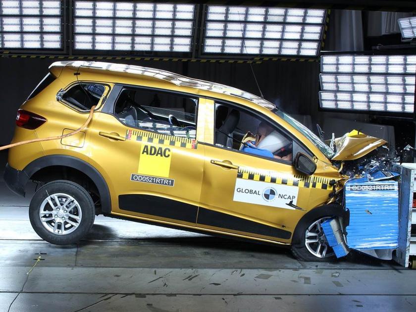 Renault Triber gets 4 star Global NCAP safety rating; 3 star for child | Renault Triber: रेनो ट्रायबर किती सुरक्षित? देशातील सर्वात स्वस्त 7 सीटर कारची Global NCAP ने घेतली टेस्ट