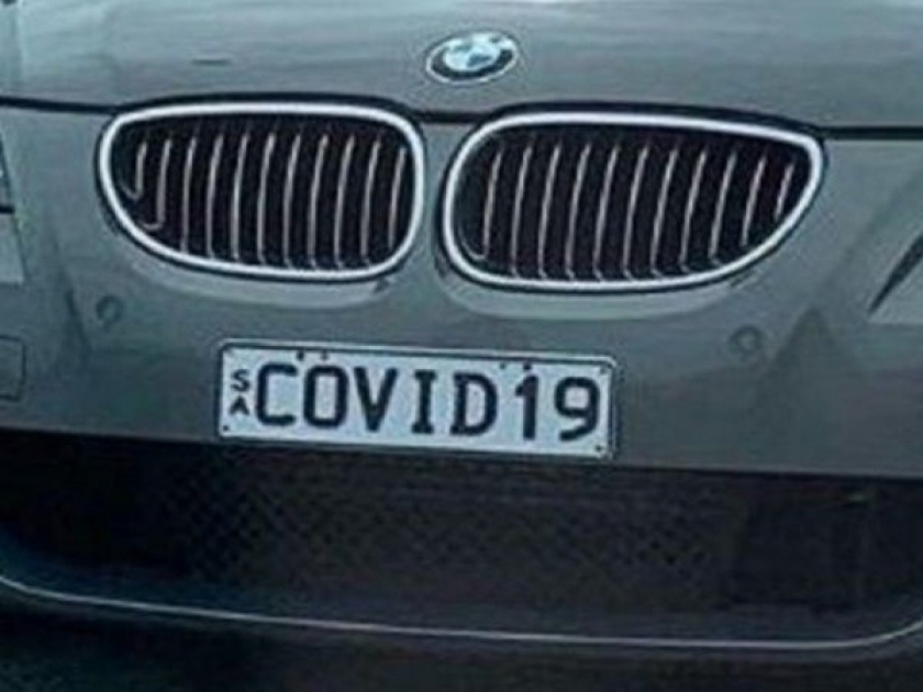 Mystery car bmw with covid 19 number plate in adelaide airport | एअरपोर्टवर अनेक महिन्यांपासून उभी आहे एक कार, नंबर प्लेटवर लिहिलं आहे 'Covid 19'