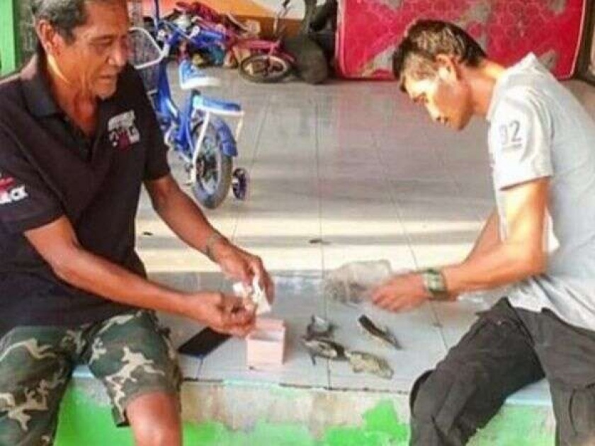 Fisherman found precious orange pearl worth Rs 2 crore news from Thailand | नशीब चमकलं! मासेमारी करणाऱ्या व्यक्तीला सापडला दुर्मीळ मोती, किंमत वाचून व्हाल अवाक्....